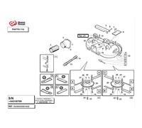 Coppia lama sx + coppia lama dx + 2 coppie lama liscia BIEFFEBI GIANNI FERRARI