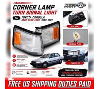 Coppia lampada d'angolo indicatore di direzione per Toyota Corolla AE82...