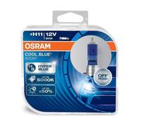 COPPIA Lampada Lampadina Luce OSRAM COOL BLUE BOOST H11 (PGJ19-2) 12V 75W +50% C