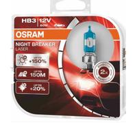 COPPIA Lampada Lampadina Luce OSRAM NIGHT BREAKER [LASER] HB3 9005 (P20d) 12V 60