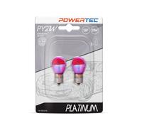 COPPIA Lampada Lampadina Luce POWERTEC S25 BAU15s PY21W 12V 21W ARCOBALENO