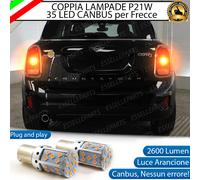 COPPIA LAMPADE A LED P21W BA15S CANBUS LED MINI COUNTRYMAN F60 FRECCE POSTERIORI