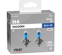 Coppia Lampade Alogene Auto H4 12V 60/55W 4500K Lampadine Omologate +20% C58184