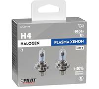 12V Lampada alogena Xenon - H4 - 60/55W - P43t - 2 pz - Scatola Plast.
