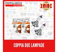 COPPIA LAMPADE ALOGENE H7 12V 55W OSRAM ANABBAGLIANTE CLASSIC FARO ANTERIORE