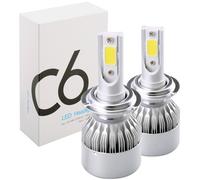 COPPIA LAMPADE ANABBAGLIANTI ABBAGLIANTI C6 H3 6000K LED 8V-48V F 36W/3800LM AUT