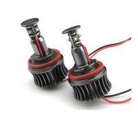 COPPIA LAMPADE ANGEL EYES H8 LED BIANCO CREE CANBUS 6000K PER BMW X1 E84 6000K