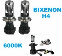 Coppia lampade bulbi universali BIXENON ricambio H4 6000K.Bianco Bixeno 6000 K