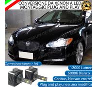 COPPIA LAMPADE D1S LED DA XENON A LED PER JAGUAR XF DAL 2008 AL 2011 6000K