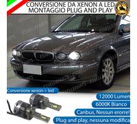 COPPIA LAMPADE D2S LED DA XENON A LED PER JAGUAR X-TYPE 6000K BIANCO CANBUS