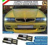 COPPIA LAMPADE DIURNE POSIZIONE DRL 15 LED R5W CANBUS LANCIA DELTA MK2 6000K