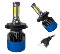 Coppia lampade fari auto lampadine H4 M2 CANBUS 3000 lumen 6000K 50W 12 - 32V