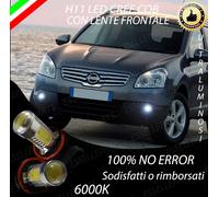 COPPIA LAMPADE FENDINEBBIA H11 LED CANBUS PER NISSAN QASHQAI 6000K BIANCO
