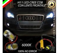 COPPIA LAMPADE FENDINEBBIA H11 LED COB CANBUS AUDI A5 6000K NO ERROR