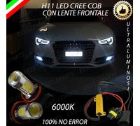 COPPIA LAMPADE FENDINEBBIA H11 LED CREE COB CANBUS AUDI A6 C7 100% NO AVARIA