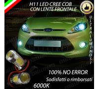 COPPIA LAMPADE FENDINEBBIA H11 LED CREE COB CANBUS FORD FIESTA 6 6000K