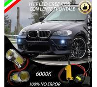 COPPIA LAMPADE FENDINEBBIA H11 LED CREE COB CANBUS PER BMW X5 E70 6000K