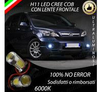 COPPIA LAMPADE FENDINEBBIA H11 LED CREE COB CANBUS PER HONDA CR-V III 3 6000K