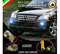 COPPIA LAMPADE FENDINEBBIA H11 LED CREE COB CANBUS PER MERCEDES ML 6000K