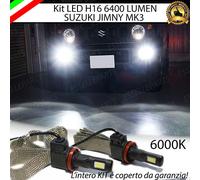 COPPIA LAMPADE FENDINEBBIA H16 LED CANBUS SUZUKI JIMNY MK3 III 6000K 6400LM