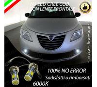 COPPIA LAMPADE FENDINEBBIA H3 LED CREE COB CANBUS LANCIA YPSILON 846 6000K