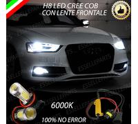 COPPIA LAMPADE FENDINEBBIA H8 LED COB CANBUS AUDI A4 B8 + AVANT RESTYLING 6000K