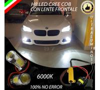COPPIA LAMPADE FENDINEBBIA H8 LED CREE COB CANBUS BMW SERIE 5 GRAN TURISMO F07