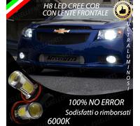 COPPIA LAMPADE FENDINEBBIA H8 LED CREE COB CANBUS CHEVROLET CRUZE 6000K