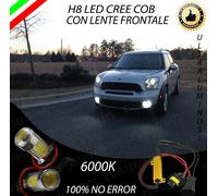 COPPIA LAMPADE FENDINEBBIA H8 LED CREE COB CANBUS MINI COUNTRYMAN R60 NO ERRORE