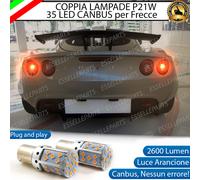 COPPIA LAMPADE FRECCE A LED POSTERIORI LOTUS ELISE P21W BA15S CANBUS