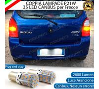 COPPIA LAMPADE FRECCE A LED POSTERIORI PER SUZUKI ALTO MK6 VI P21W BA15S CANBUS