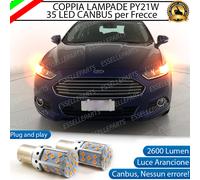 COPPIA LAMPADE FRECCE ANTERIORI LED FORD MONDEO MK4 PY21W BAU15S CANBUS