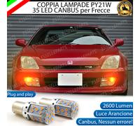 COPPIA LAMPADE FRECCE ANTERIORI LED HONDA PRELUDE 5G PY21W CANBUS