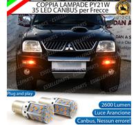 COPPIA LAMPADE FRECCE ANTERIORI LED MITSUBISHI L200 MK3 CON FRECCIA TRASPARENTE