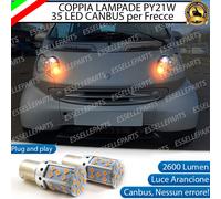 COPPIA LAMPADE FRECCE ANTERIORI LED SMART FORTWO 450 PY21W BAU15S CANBUS