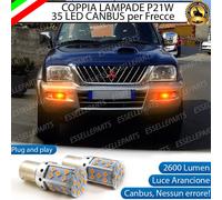 COPPIA LAMPADE FRECCE LED ANTERIORI MITSUBISHI L200 MK3 CON FRECCIA ARANCIONE