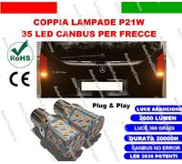 COPPIA LAMPADE FRECCE LED POSTERIORI CLASSE V W447 P21W CANBUS NO ERROR