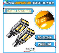 COPPIA LAMPADE FRECCE LED POSTERIORI DR 6.0 T15 W16W CANBUS NO ERRORE