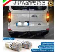 COPPIA LAMPADE FRECCE LED POSTERIORI FORD TOURNEO CUSTOM MK2 PY21W CANBUS