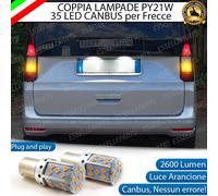 COPPIA LAMPADE FRECCE LED POSTERIORI FORD TRANSIT CONNECT PY21W BAU15S CANBUS