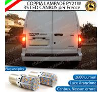 COPPIA LAMPADE FRECCE LED POSTERIORI FORD TRANSIT CONNECT PY21W CANBUS