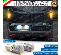 COPPIA LAMPADE FRECCE LED POSTERIORI FORD TRANSIT COURIER 2 PY21W BAU15S CANBUS