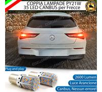 COPPIA LAMPADE FRECCE LED POSTERIORI MERCEDES CLA C118 PY21W BAU15S CANBUS