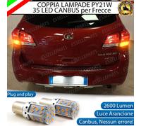COPPIA LAMPADE FRECCE LED POSTERIORI PER GREAT WALL H6 PY21W BAU15S CANBUS