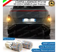 COPPIA LAMPADE FRECCE LED POSTERIORI PER HYUNDAI KONA MK2 II PY21W BAU15S CANBUS