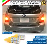 COPPIA LAMPADE FRECCE LED POSTERIORI PER SUBARU FORESTER 2 T20 WY21W CANBUS