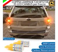 COPPIA LAMPADE FRECCE LED POSTERIORI PER SUBARU FORESTER 3 T20 WY21W CANBUS