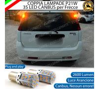 COPPIA LAMPADE FRECCE LED POSTERIORI PER SUZUKI IGNIS MK2 P21W CANBUS ARANCIONE