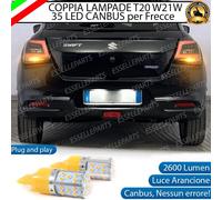 COPPIA LAMPADE FRECCE LED POSTERIORI PER SUZUKI SWIFT MK6 VI T20 WY21W CANBUS