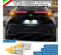 COPPIA LAMPADE FRECCE LED POSTERIORI PER TOYOTA C-HR MK2 T20 WY21W CANBUS
